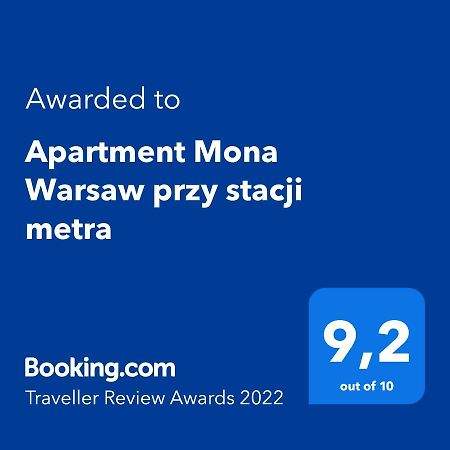 Apartment Mona Warsaw Przy Stacji Metra Varsóvia Exterior foto